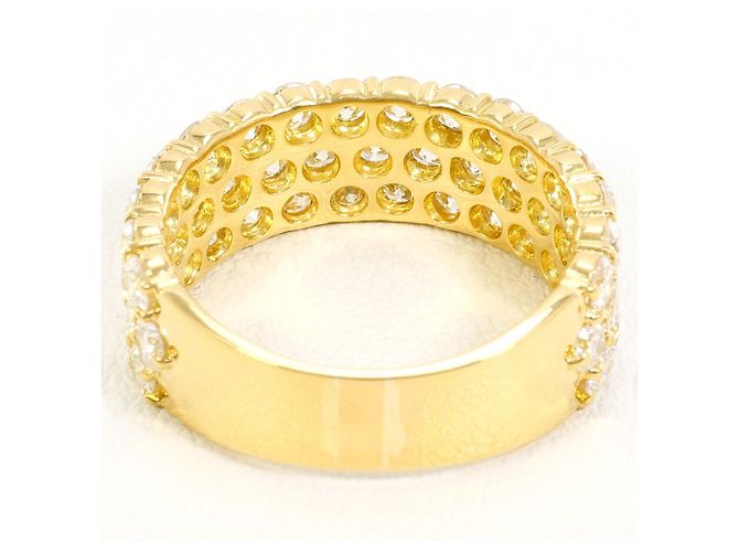 Autre Marque 18K Gelbgold-Ring mit Diamanten Golden - Ansicht 4
