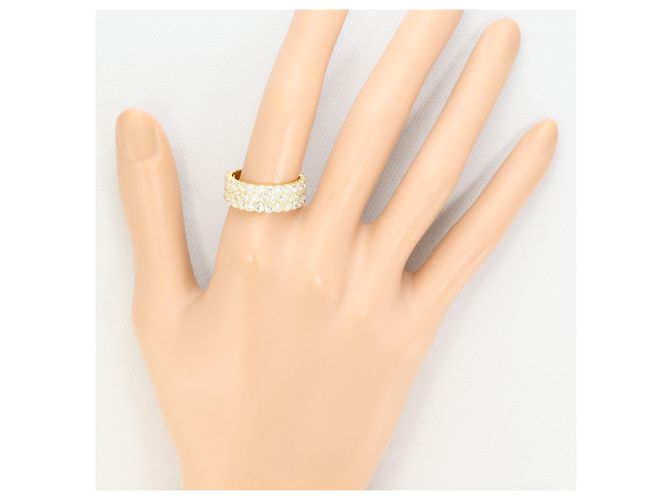 Autre Marque 18K Gelbgold-Ring mit Diamanten Golden - Ansicht 6