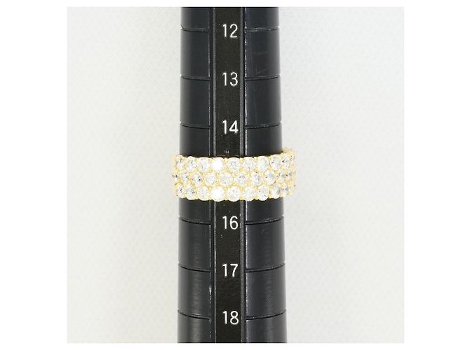 Autre Marque 18K Gelbgold-Ring mit Diamanten Golden - Ansicht 7