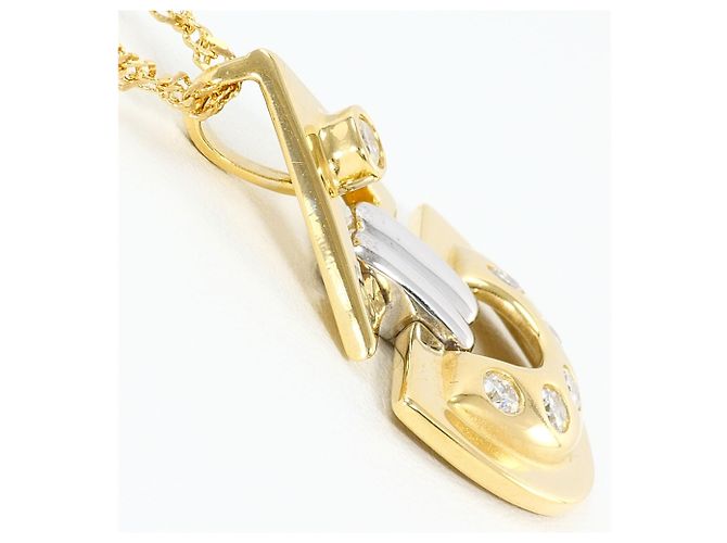 Autre Marque Collana in oro 18K con diamante D'oro - vista 2