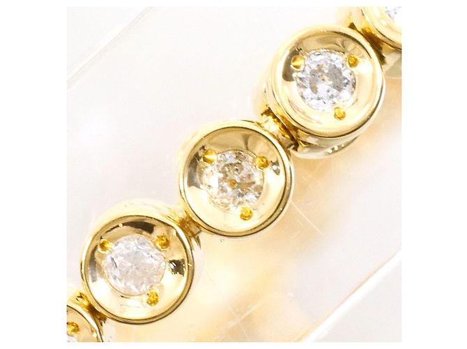 Autre Marque Bracciale con charm in oro giallo 18K con diamante D'oro - vista 2