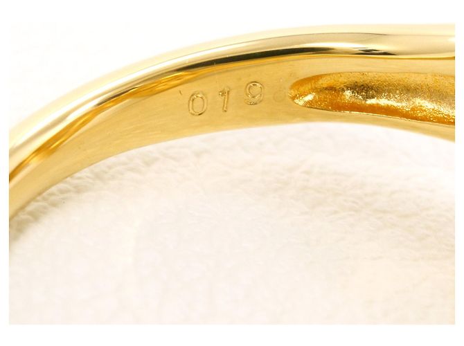 Autre Marque 18K Gelbgold-Ring mit Diamant Golden - Ansicht 6