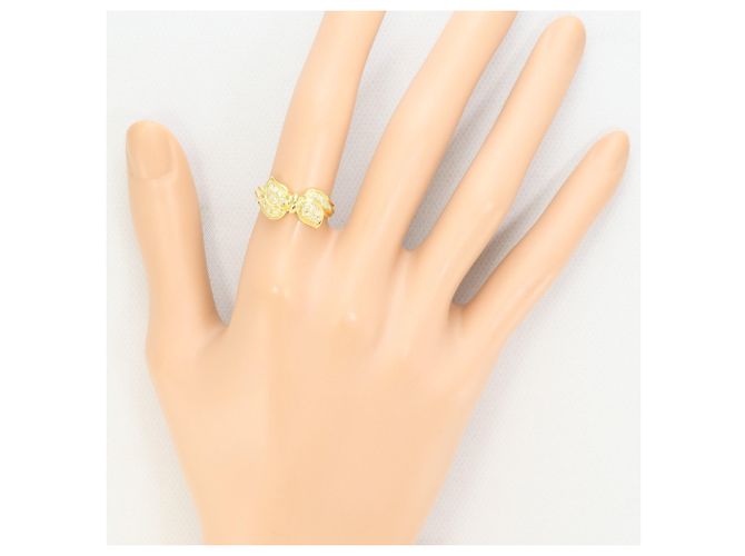 Autre Marque 18K Gelbgold-Ring mit Diamant Golden - Ansicht 7