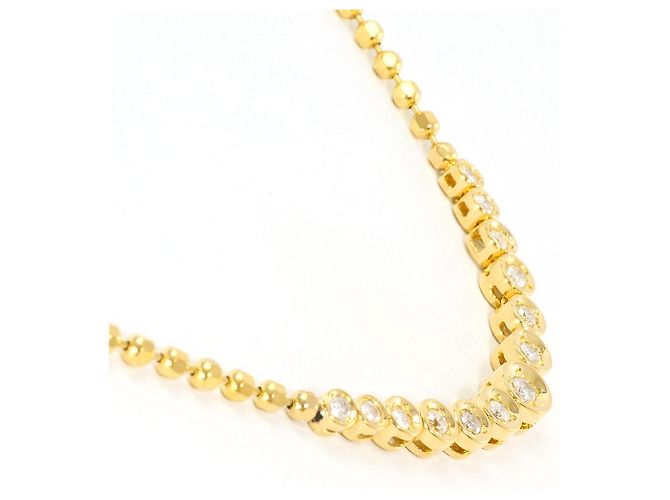 Autre Marque Collana in oro giallo 18K con diamante D'oro - vista 2