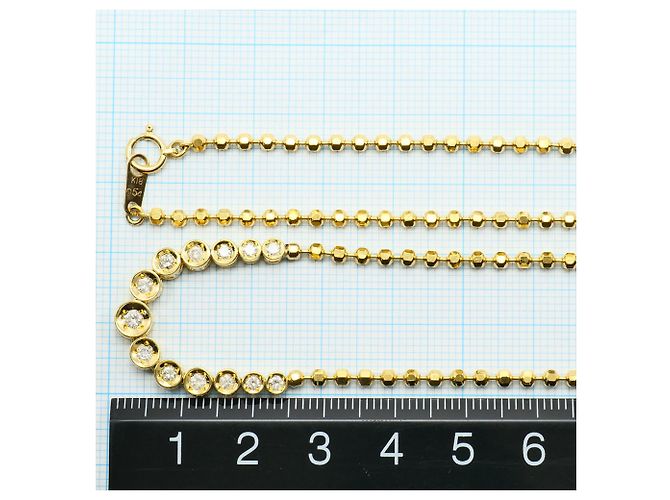 Autre Marque Collana in oro giallo 18K con diamante D'oro - vista 5