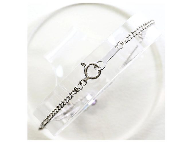 Autre Marque Bracciale con charm in oro bianco 18K Blu D'oro Porpora - vista 2