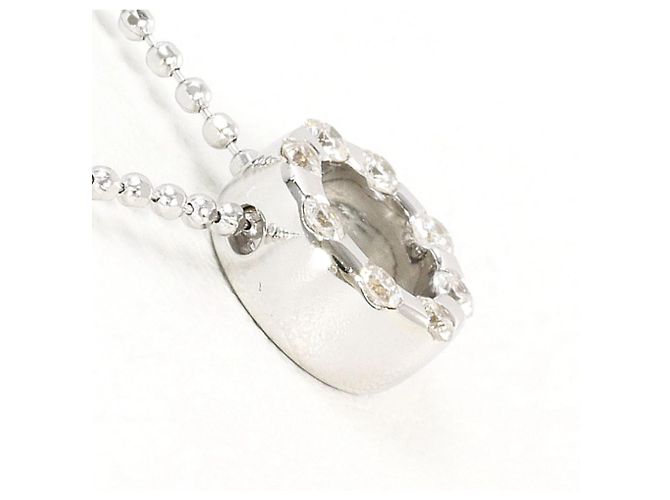 Autre Marque 18K Weißgoldkette mit Diamant Golden - Ansicht 2