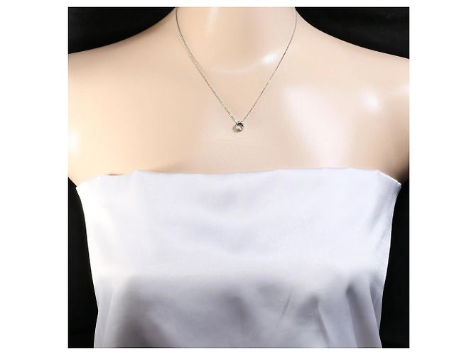 Autre Marque 18K Weißgoldkette mit Diamant Golden - Ansicht 5
