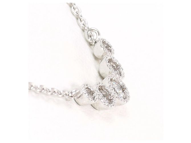 Autre Marque 18K Weißgoldkette mit Diamant Golden - Ansicht 2
