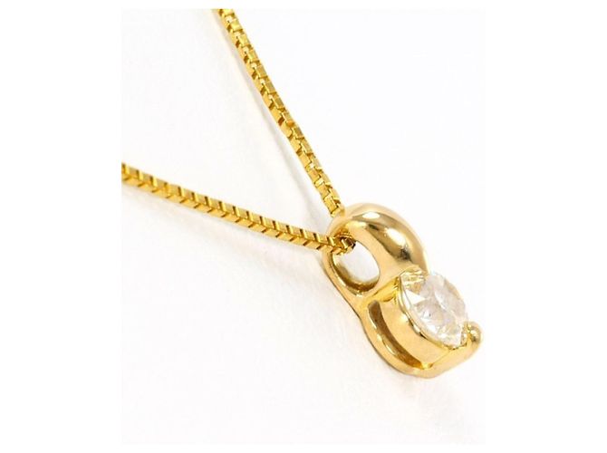 Autre Marque Collana in oro giallo 18K con diamante D'oro - vista 2