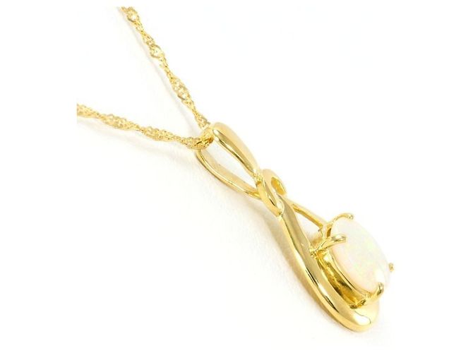 Autre Marque Collana in oro giallo 18K con opale D'oro - vista 3