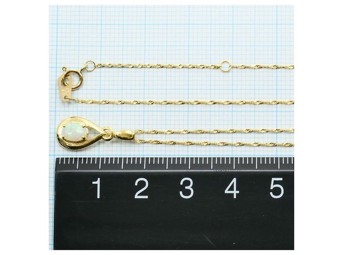 Autre Marque Collana in oro giallo 18K con opale D'oro - vista 5