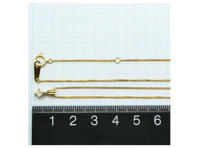 Autre Marque Collana in oro giallo 18K con pendente in diamante D'oro - vista 4