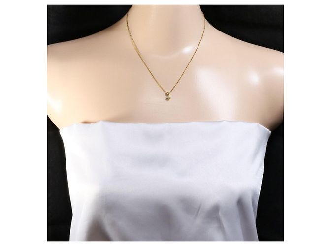 Autre Marque Collana in oro giallo 18K con pendente in diamante D'oro - vista 5