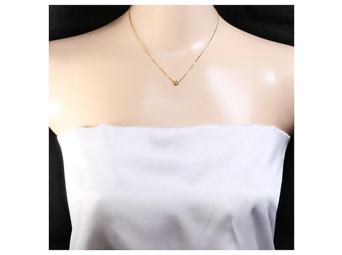Autre Marque Collana in oro giallo 18K con diamante marrone D'oro - vista 5