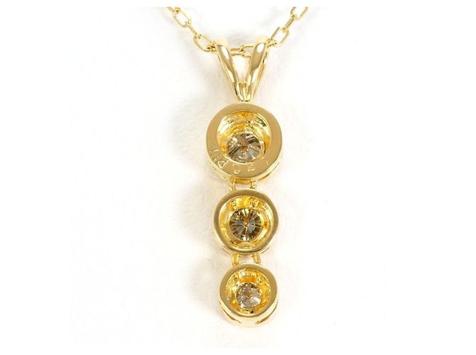 Autre Marque Collana in oro giallo 18K con diamante D'oro - vista 3