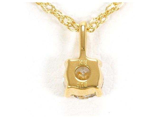 Autre Marque 18K Gelbgoldhalskette mit Diamant Golden - Ansicht 3