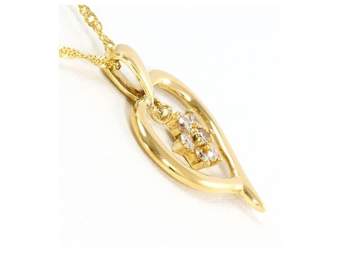 Autre Marque Collana in oro giallo 18K con diamante D'oro - vista 2