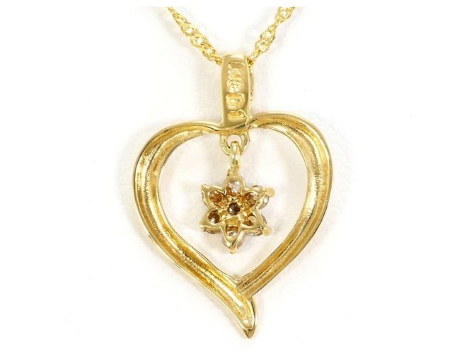 Autre Marque Collana in oro giallo 18K con diamante D'oro - vista 3