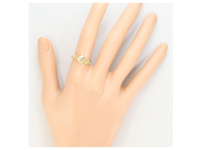 Autre Marque 18K Gelbgold-Ring mit Diamant Golden - Ansicht 6