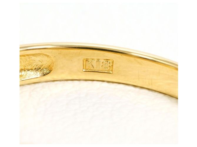 Autre Marque 18K Gelbgold-Ring mit Diamant Golden - Ansicht 4