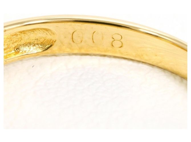 Autre Marque 18K Gelbgold-Ring mit Diamant Golden - Ansicht 5
