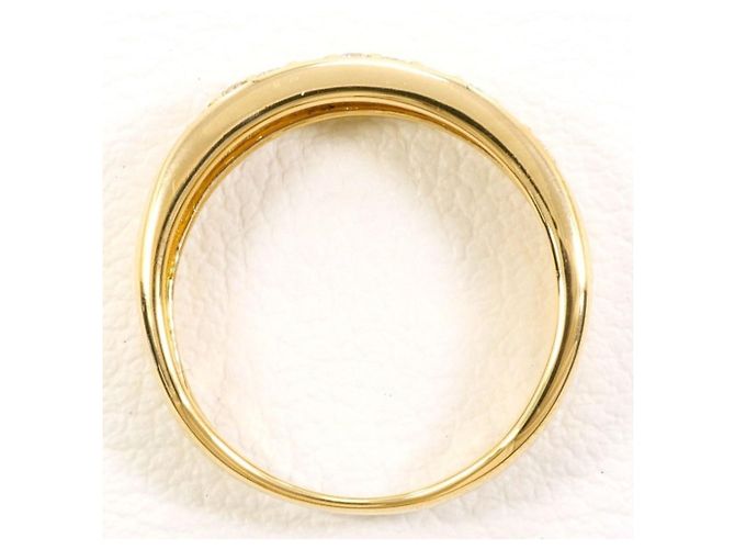 Autre Marque 18K Gelbgold-Ring mit Diamant Golden - Ansicht 2