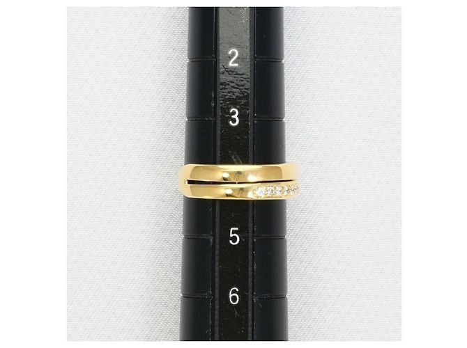 Autre Marque 18K Gelbgold-Ring mit Diamant Golden - Ansicht 6