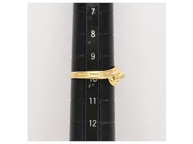 Autre Marque 18K Gelbgold-Ring mit Diamant Golden - Ansicht 6