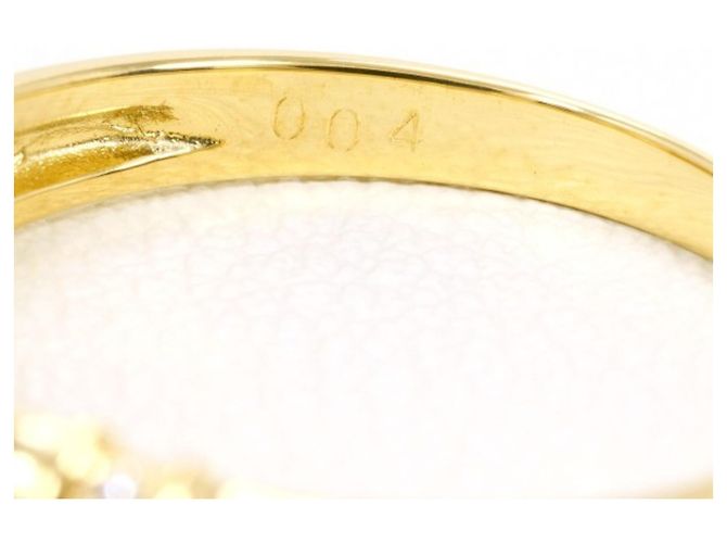 Autre Marque 18K Gelbgold-Ring mit Diamant Golden - Ansicht 4