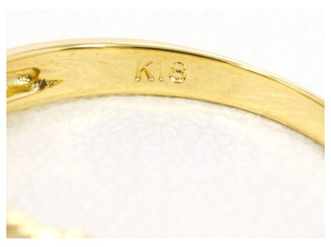 Autre Marque 18K Gelbgold-Ring mit Diamant Golden - Ansicht 5