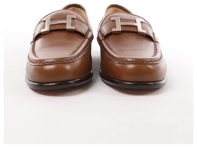 Hermès Mocassino in pelle HERMES Constance marrone, Taglia 36 EU - vista 5