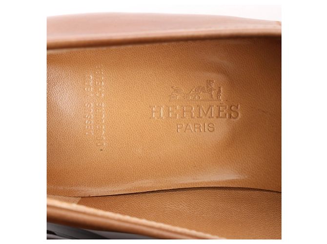 Hermès Mocassino in pelle HERMES Constance marrone, Taglia 36 EU - vista 9