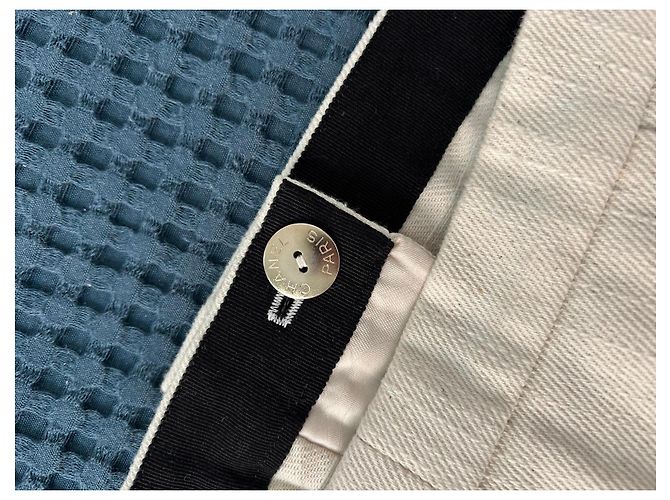 Chanel Bermuda em algodão branco off-white Fora de branco - vista 5
