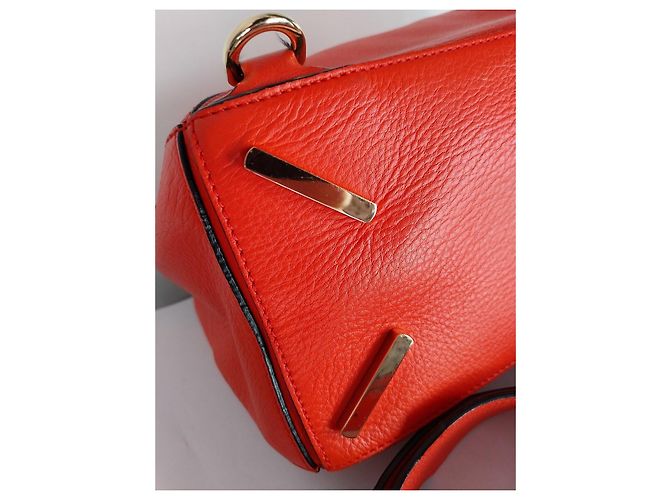 Loewe Puzzle Borsa in Pelle Rossa Rosso - vista 13