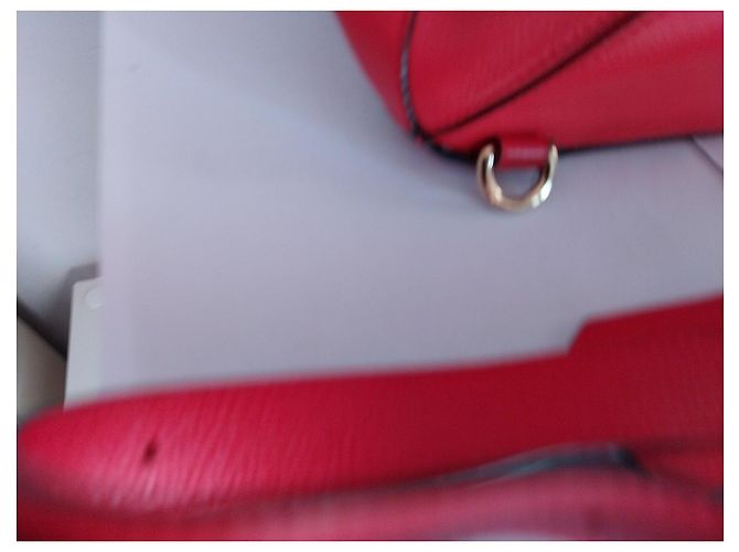 Loewe Puzzle Borsa in Pelle Rossa Rosso - vista 7