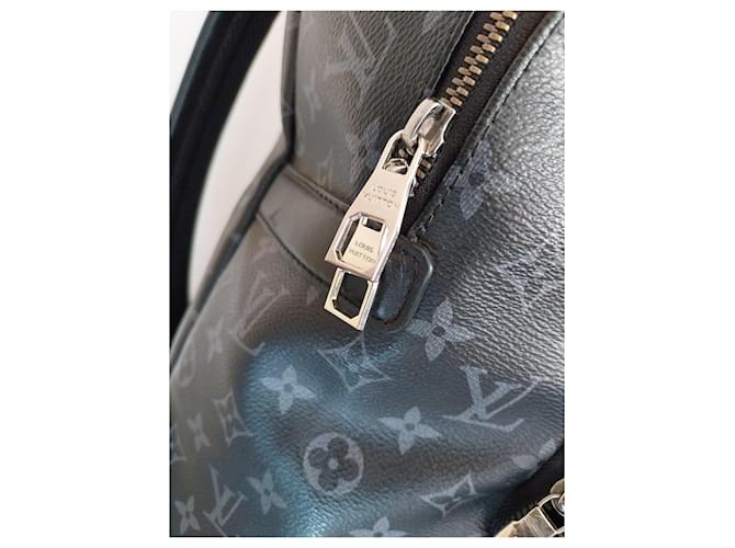 Louis Vuitton Mochila Monogram Eclipse Negro - vista 7