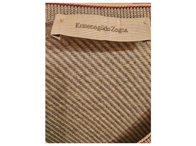 Ermenegildo Zegna V-Ausschnitt Pullover grau - Ansicht 5