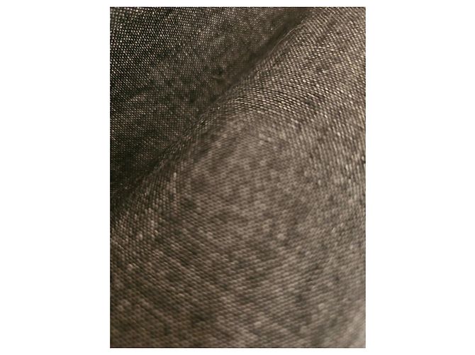 Brunello Cucinelli Falda de lino gris - vista 5