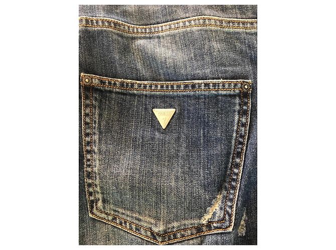 Vaqueros Boyfriend Guess con Lentejuelas Azul - vista 8