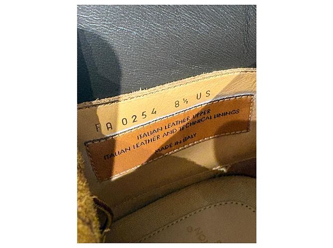 Louis Vuitton x Timberland Monogram Beige Leather Boots Brown - view 10