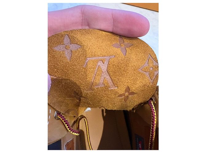 Louis Vuitton x Timberland Monogram Beige Leather Boots Brown - view 7