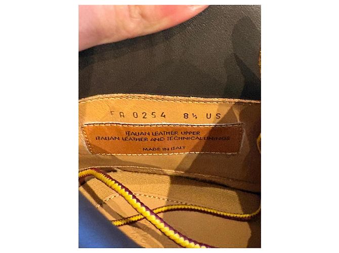 Louis Vuitton x Timberland Monogram Beige Leather Boots Brown - view 8