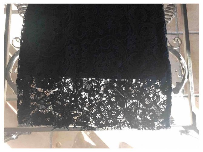American Retro Abito in pizzo nero, taglia 40 - vista 3