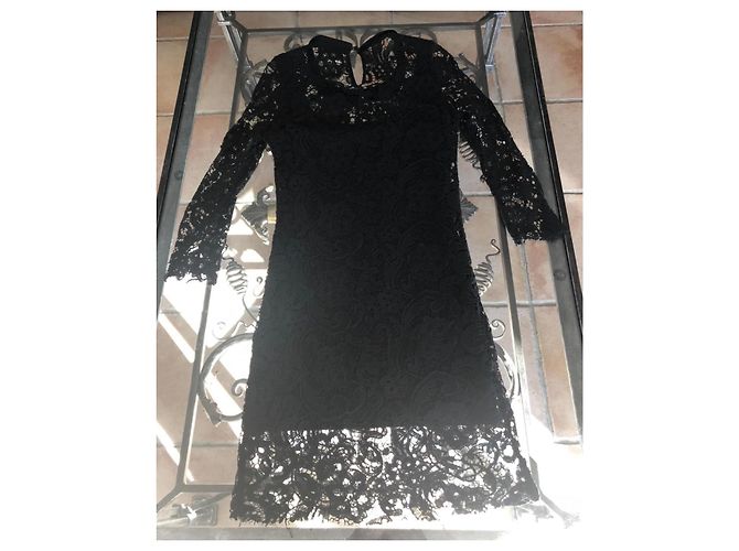 American Retro Abito in pizzo nero, taglia 40 - vista 5