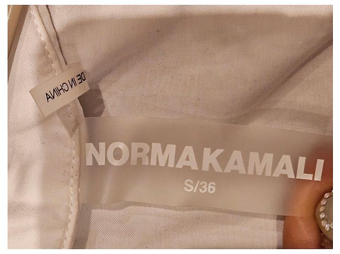 Norma Kamali Body Camisa de Algodón Blanco - vista 7
