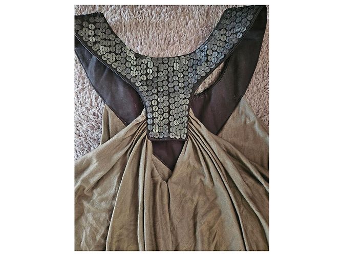 Marc Cain Top con paillettes Verde scuro - vista 2