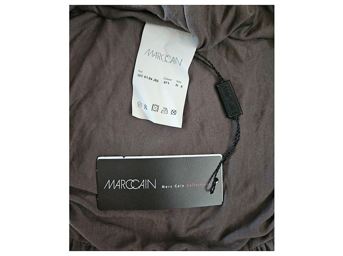 Marc Cain Top con paillettes Verde scuro - vista 7
