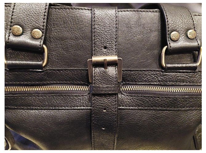 Mulberry Borsa Satchel in pelle nera Nero - vista 5