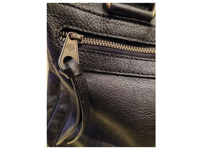 Mulberry Borsa Satchel in pelle nera Nero - vista 6